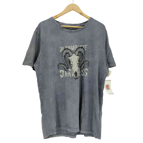 IDENTIC ラムスカルプリント クルーネックTシャツ メンズ JPN:M