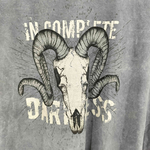IDENTIC ラムスカルプリント クルーネックTシャツ メンズ JPN:M