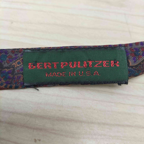 バートピューリッツァ BERT PULITZER USA製 シルク 蝶ネクタイ メンズ