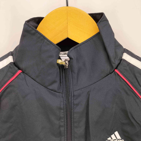 アディダス adidas 万国旗タグ 刺繍ロゴ ジャケット フレアパンツ セットアップ レディース JPN:M