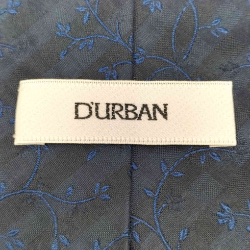 ダーバン DURBAN 総柄 コットンネクタイ メンズ