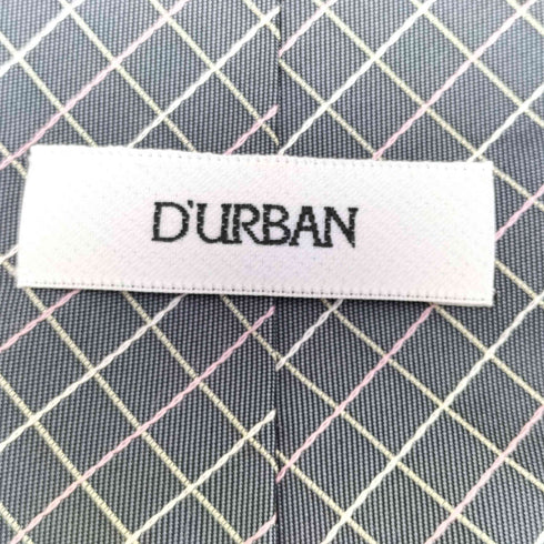 ダーバン DURBAN 総柄 コットンネクタイ メンズ