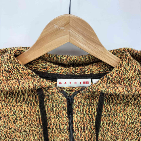 マルニ MARNI ミックスカラーニットオーバーサイズフルジップパーカ レディース JPN:M