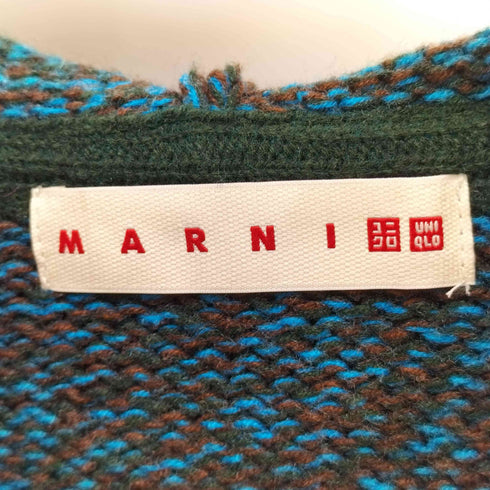 マルニ MARNI ミックスカラーニットオーバーサイズフルジップパーカ レディース JPN:M
