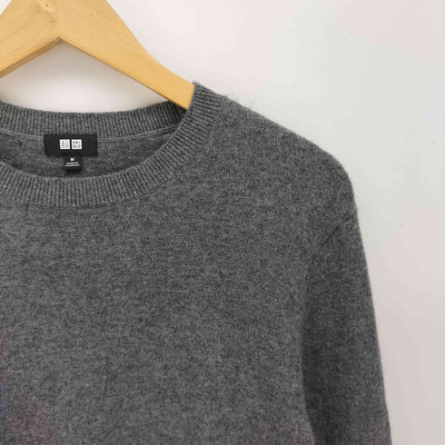 ユニクロ UNIQLO カシミヤクルーネックセーター メンズ import:M