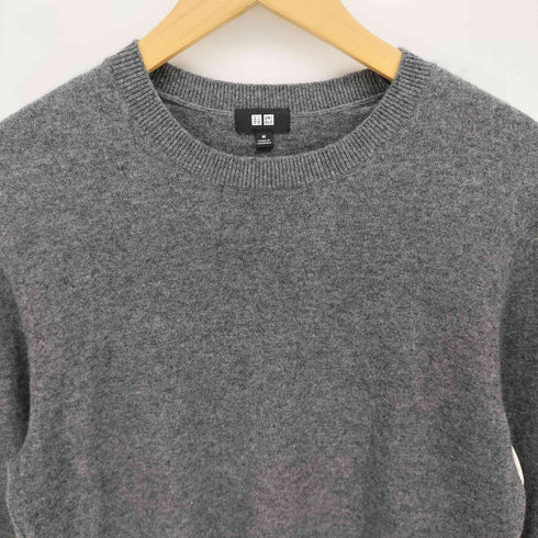 ユニクロ UNIQLO カシミヤクルーネックセーター メンズ import:M