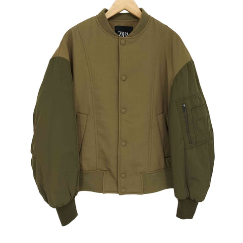 ザラ ZARA コンビボンバージャケット レディース import:M