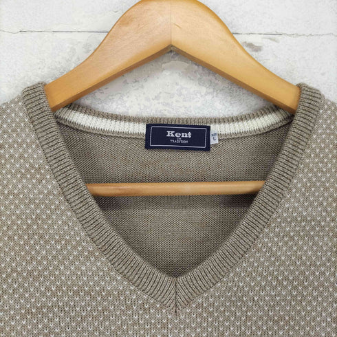 ケントイントラディション Kent IN TRADITION ノルディック柄ニットベスト メンズ L
