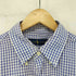 ポロラルフローレン POLO RALPH LAUREN ボタンダウン シアサッカーギンガムチェックシャツ メンズ import:M