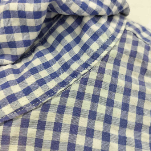 ポロラルフローレン POLO RALPH LAUREN ボタンダウン シアサッカーギンガムチェックシャツ メンズ import:M