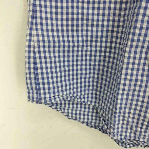 ポロラルフローレン POLO RALPH LAUREN ボタンダウン シアサッカーギンガムチェックシャツ メンズ import:M