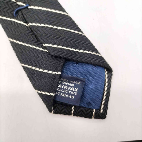 フェアファクス FAIRFAX ストライプ柄 シルクネクタイ メンズ