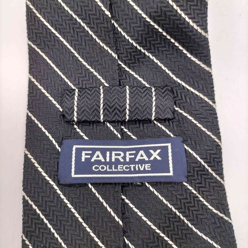 フェアファクス FAIRFAX ストライプ柄 シルクネクタイ メンズ