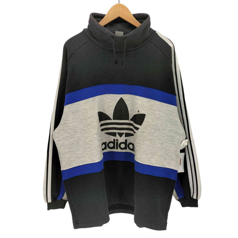アディダス adidas デサント製 ハイネック スウェット メンズ L