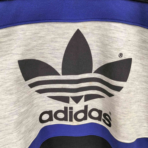 アディダス adidas デサント製 ハイネック スウェット メンズ L