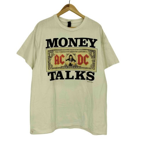 GILDANボディ MONEY TALKS ロックバンド ツアー S/S クルーネック Tシャツ メンズ import:L