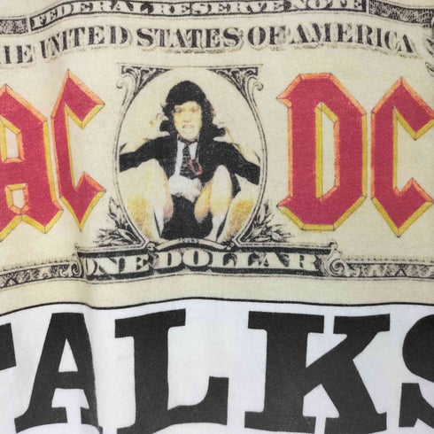 GILDANボディ MONEY TALKS ロックバンド ツアー S/S クルーネック Tシャツ メンズ import:L