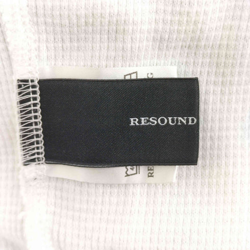 リサウンドクロージング RESOUND CLOTHING WAFFLE THERMAL LOOSE TRAINER メンズ JPN:1