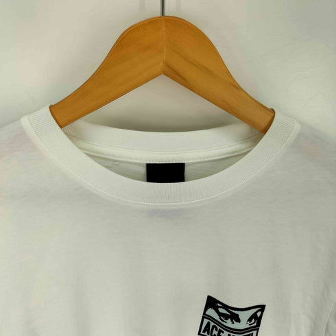 パムパークスアンドミニ P.A.M. PERKS AND MINI ACE HOTEL 両面プリントクルーネックカットソー メンズ import:S