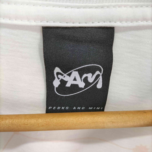 パムパークスアンドミニ P.A.M. PERKS AND MINI ACE HOTEL 両面プリントクルーネックカットソー メンズ import:S
