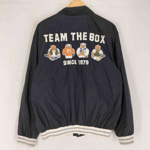 TEAM THE BOX リブ コーチジャケット メンズ