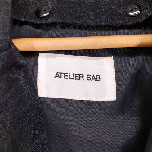 アトリエサブ ATELIER SAB ライナー付き サテントレンチコート メンズ