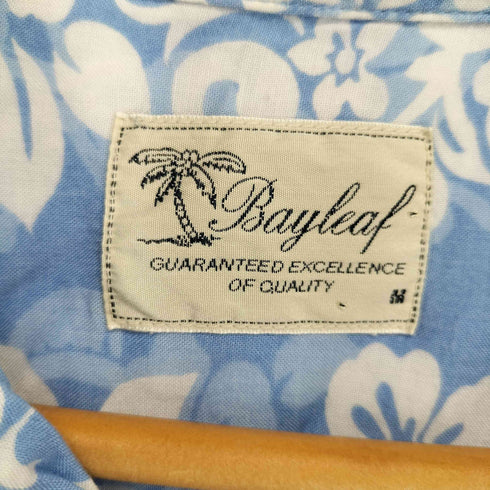 Rayleaf ボタニカル レーヨン100 アロハシャツ メンズ JPN:M