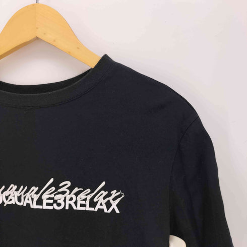 ウノピゥウノウグァーレトレリラックス 1PIU1UGUALE3 RELAX DOUBLE LOGO T-SHIRT メンズ import:L