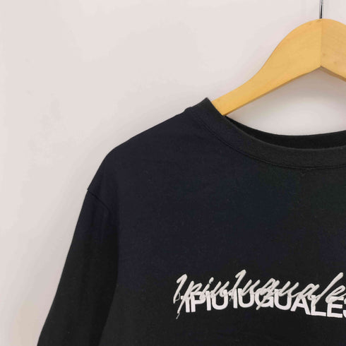 ウノピゥウノウグァーレトレリラックス 1PIU1UGUALE3 RELAX DOUBLE LOGO T-SHIRT メンズ import:L