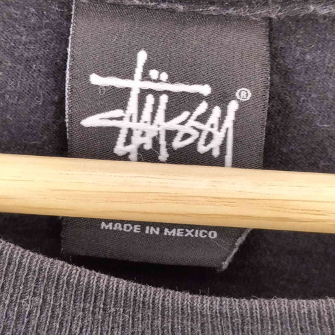 ステューシー Stussy メキシコ製 裾ロゴ S/S クルーネック Tシャツ メンズ import:L