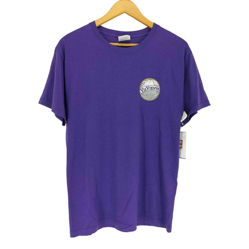 ヘインズ Hanes VIA VIENTE 両面プリントクルーネックTシャツ メンズ JPN:S