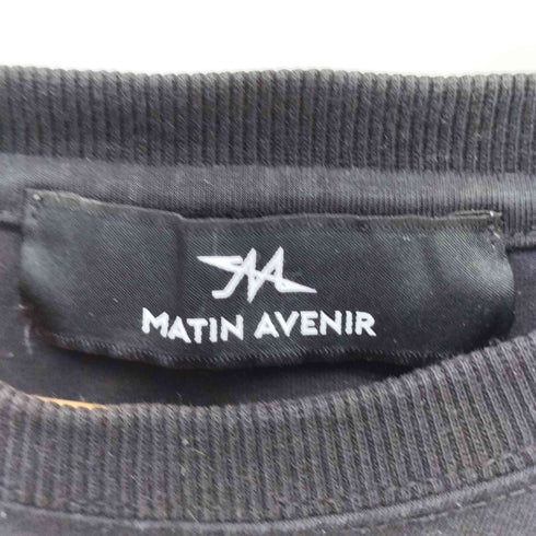マタンアヴニール MATIN AVENIR バックプリント クルーネック S/S Tシャツ メンズ JPN:M