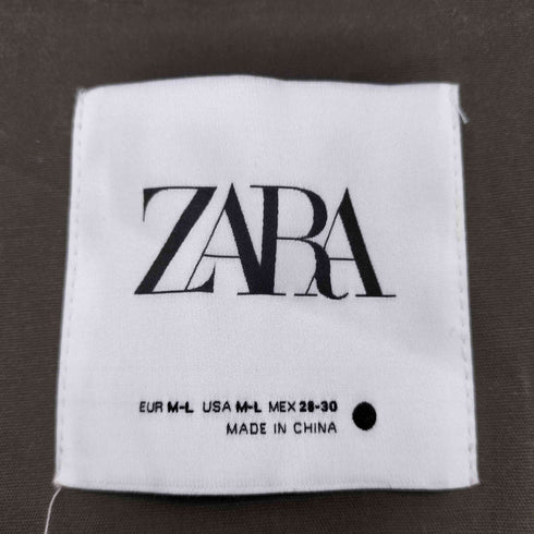 ザラ ZARA ZW COLLECTION マルチウェイ ワックスフィニッシュパーカ レディース import:M