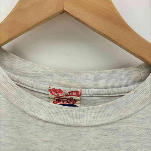90s ピート ロゴ 企業 プリント クルーネック Tシャツ シングルステッチ メンズ import:M