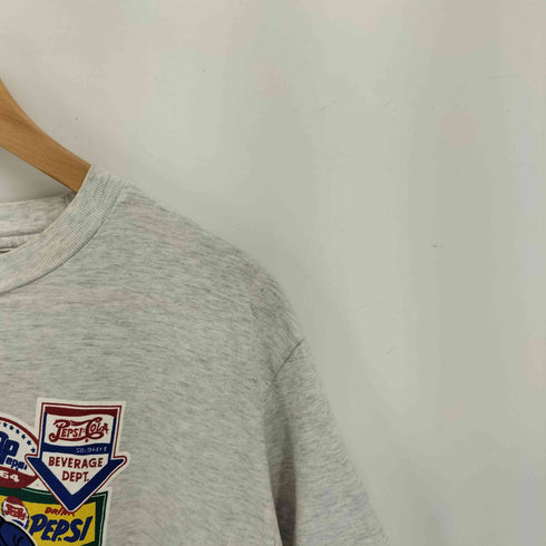 90s ピート ロゴ 企業 プリント クルーネック Tシャツ シングルステッチ メンズ import:M