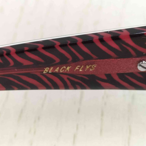 ブラックフライ BLACK FLYS ゼブラ柄 グラデーションフレーム サングラス Y2K メンズ