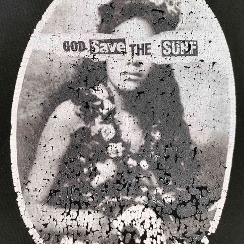 ヒステリック HYSTERIC GOD SAVE THE SURF 初期デザイン フォトプリント S/S クルーネック Tシャツ レディース SS