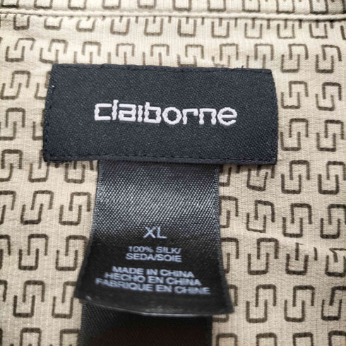 クレイボーン Claiborne 総柄 S/S シルクシャツ メンズ JPN:XL