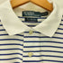 ポロバイラルフローレン Polo by RALPH LAUREN 90s PIMA SOFT TOUCH ポニー刺繍 ボーダー 半袖ポロシャツ メンズ import:M