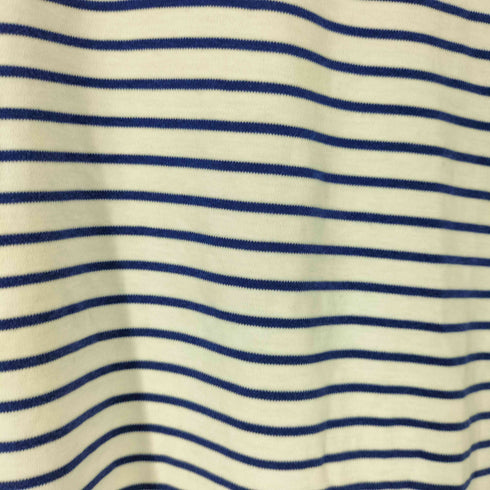 ポロバイラルフローレン Polo by RALPH LAUREN 90s PIMA SOFT TOUCH ポニー刺繍 ボーダー 半袖ポロシャツ メンズ import:M