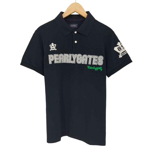パーリーゲイツ PEARLY GATES フロントワッペン ポロシャツ メンズ JPN:5