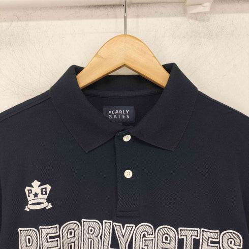 パーリーゲイツ PEARLY GATES フロントワッペン ポロシャツ メンズ JPN:5