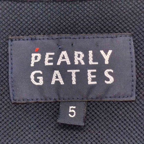 パーリーゲイツ PEARLY GATES フロントワッペン ポロシャツ メンズ JPN:5