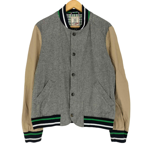 SHAKE 袖切り替え スタジアムジャンパー メンズ JPN:XL
