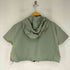 ザラ ZARA ショート丈 ナイロンフーディジャケット レディース import:M