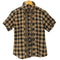 BUONA FORTUNA ラメ ライン チェックシャツ casual レディース M