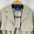 ブルーレーベルクレストブリッジ BLUE LABEL CRESTBRIDGE ボタンレス トレンチコート レディース EUR:38