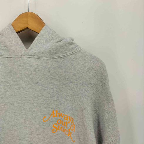 オールウェイズアウトオブストック ALWAYS OUT OF STOCK フロントロゴ プルオーバー パーカー メンズ import:S