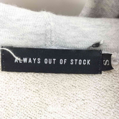 オールウェイズアウトオブストック ALWAYS OUT OF STOCK フロントロゴ プルオーバー パーカー メンズ import:S