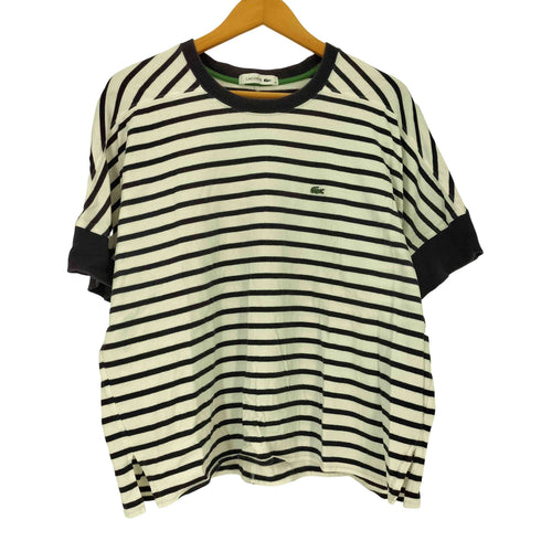 ラコステ LACOSTE ドルマンスリーブワイドボーダーTシャツ レディース JPN:36